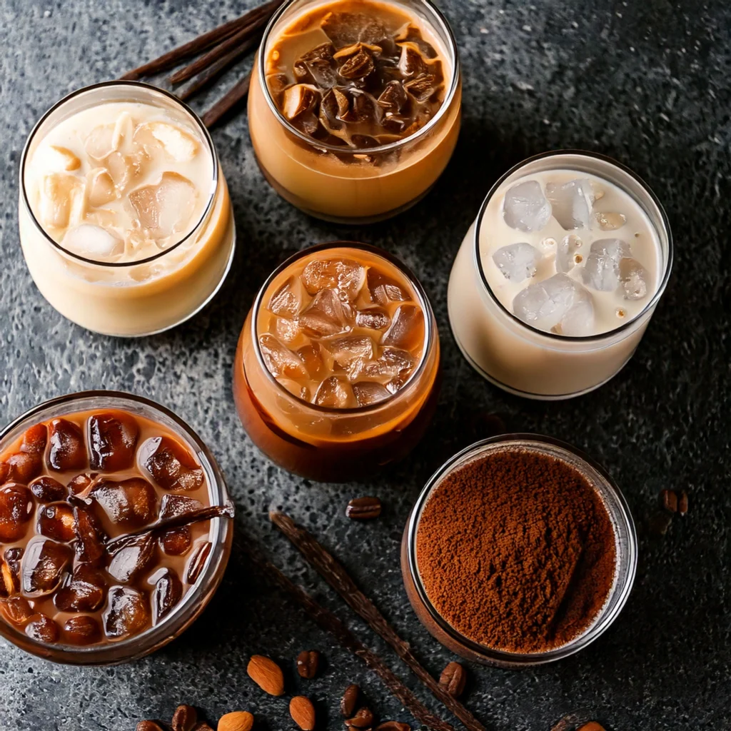 Victor Allen’s Iced Coffee flavor lineup.
