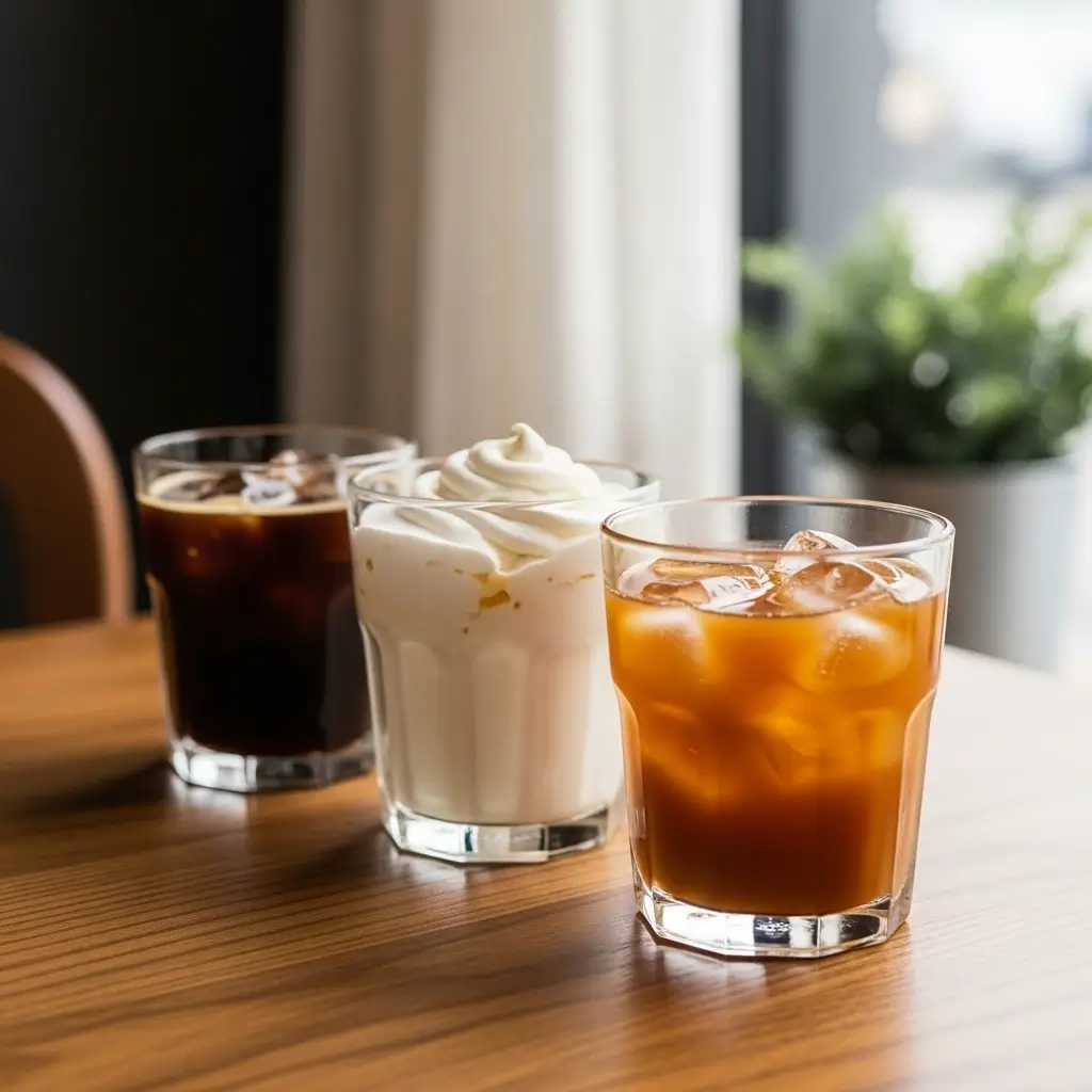 Three delicious cold brew coffee drinks, each with a unique recipe and style.